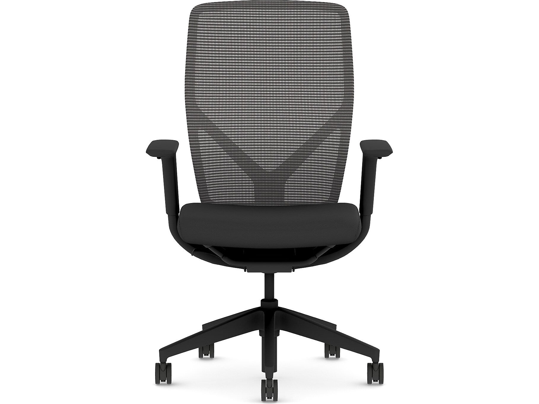 HON Flexion Fabric/Mesh Swivel Task Chair, Black (HFXT1.F0.STC.A.H.IM.CU10.NL.SB.T)