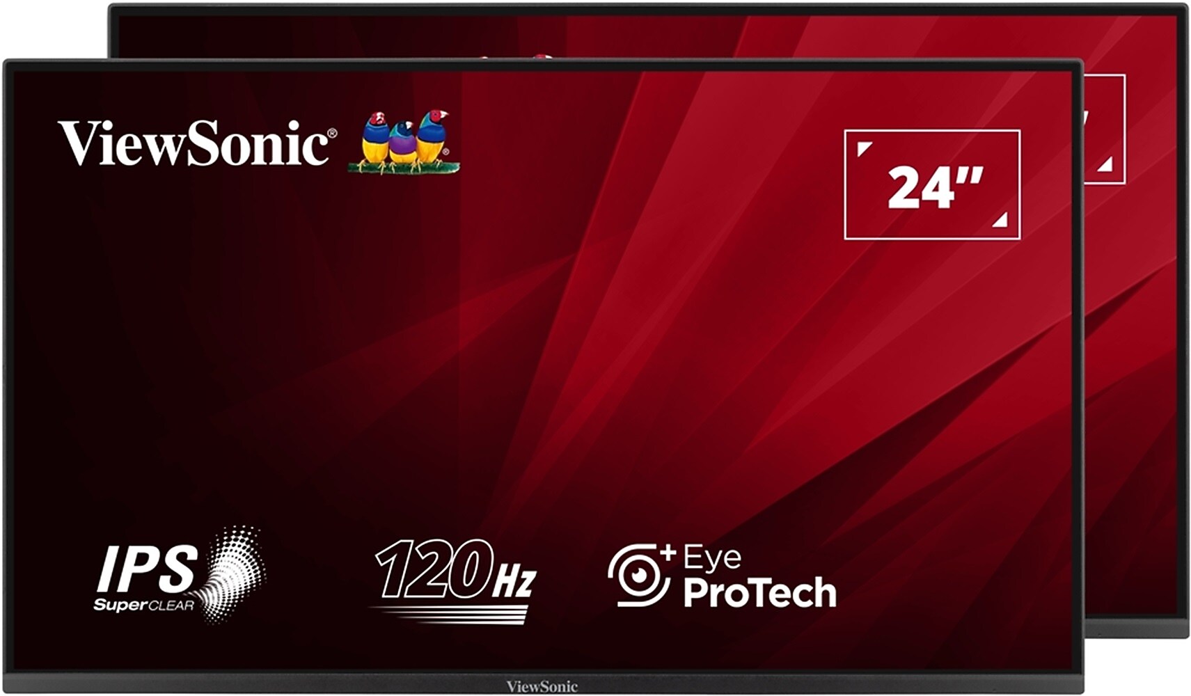 ViewSonic VA2456A Series 24" 120 Hz LED Monitors, Black (VA2456A-MHD_H2)