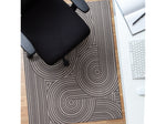 Anji Mountain Rug'd Brixey Carpet & Hard Floor Chair Mat, 36" x 48", Beige/Gray (AMB9037)
