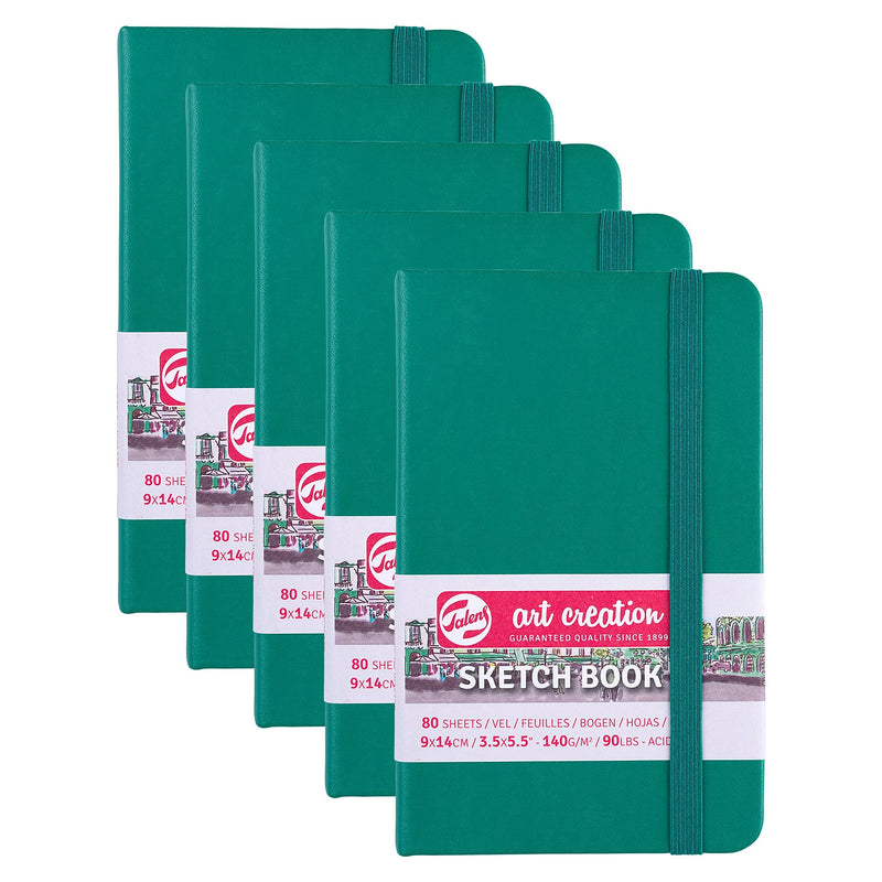 Talens Art Creation 3.5" x 5.5" Sketch Book, 80 Sheets/Book, 5/Bundle (TLN9314331M-5)