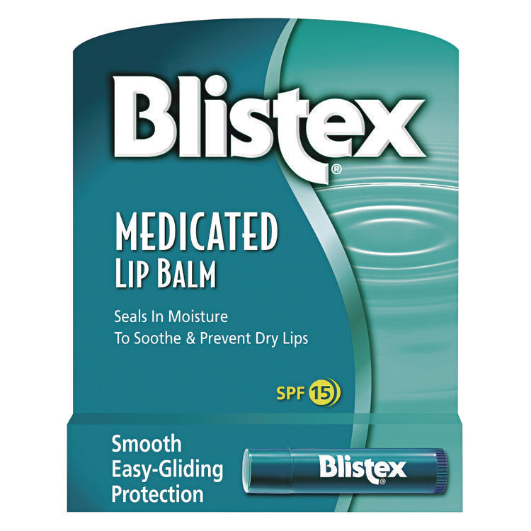 Medicated Lip Balm, SPF 15, 0.15 oz