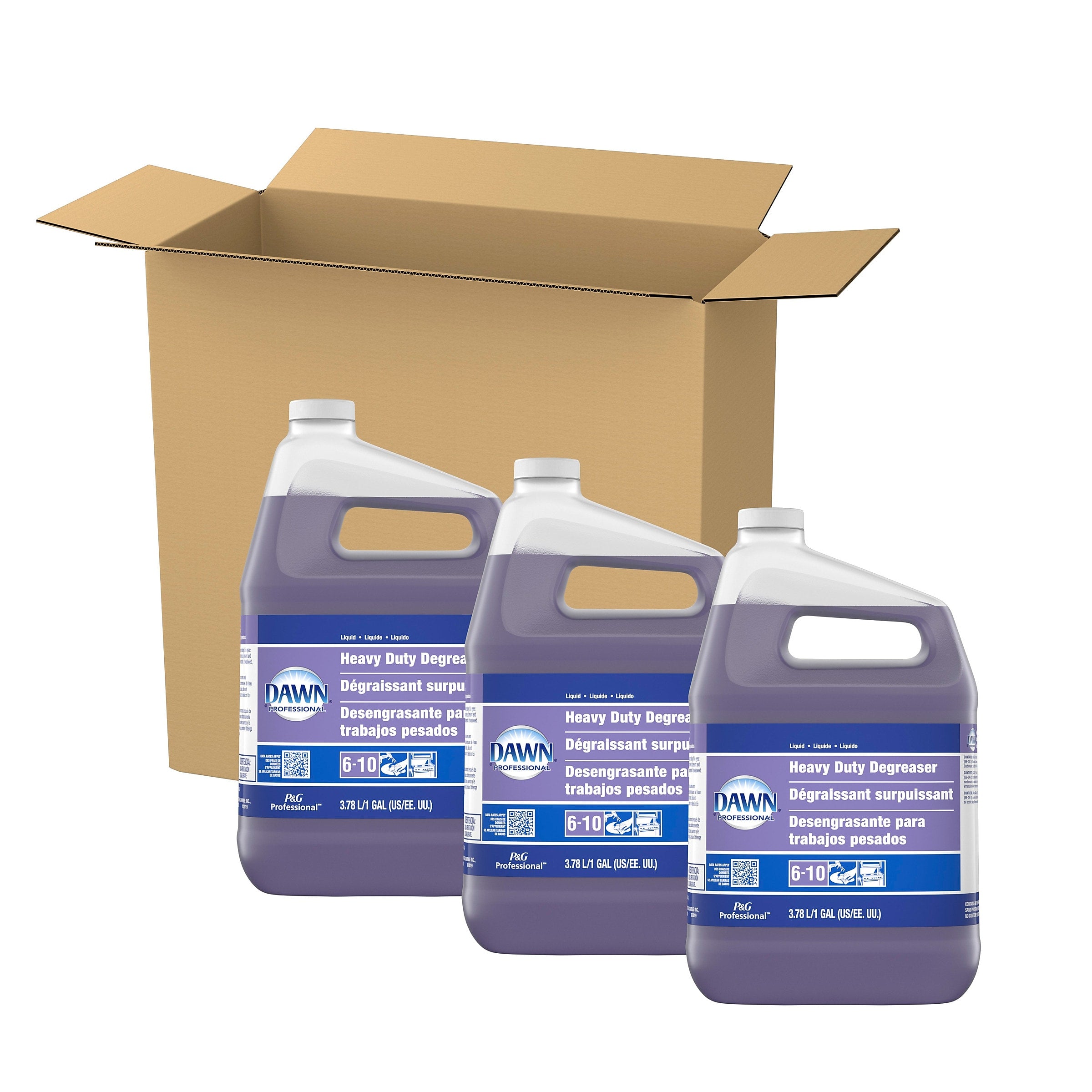Dawn Professional Liquid Degreaser, Pine Scent, 1 gal., 3/Carton (04852)