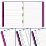 2025-2026 AT-A-GLANCE Contemporary 8.25" x 11" Academic Year Weekly & Monthly Planner, Faux Leather Cover, Purple