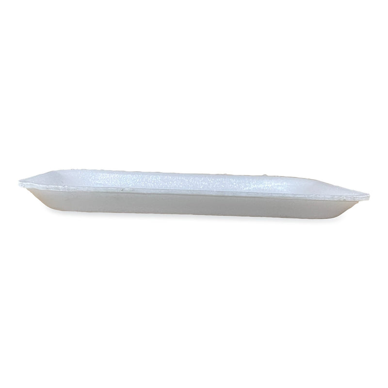 GEN Meat Trays, #2S, 8.5 x 6 x 0.7, White, 500/Carton