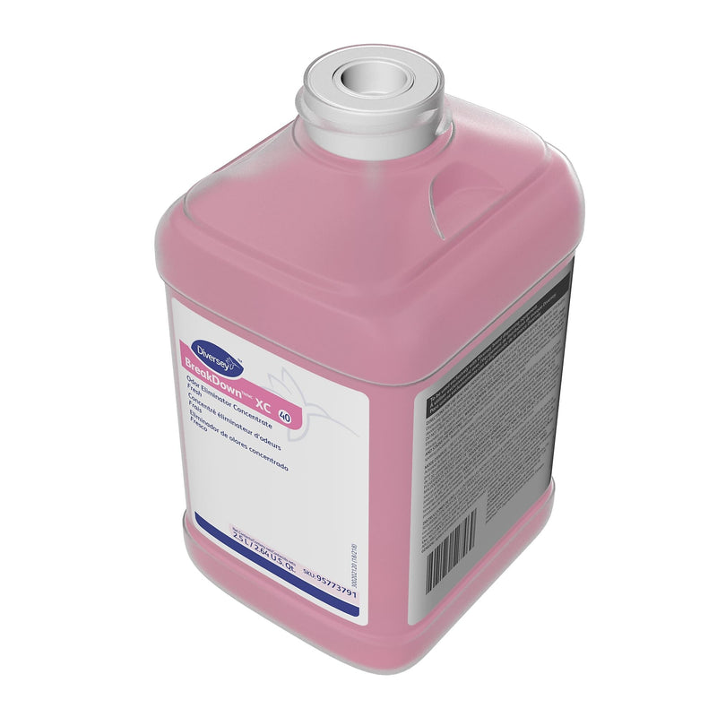 BreakDown XC 40 Odor Control for Diversey J-Fill, Fresh, 2.5 L / 2.64 U.S. Qt., 2/Carton (95773791)
