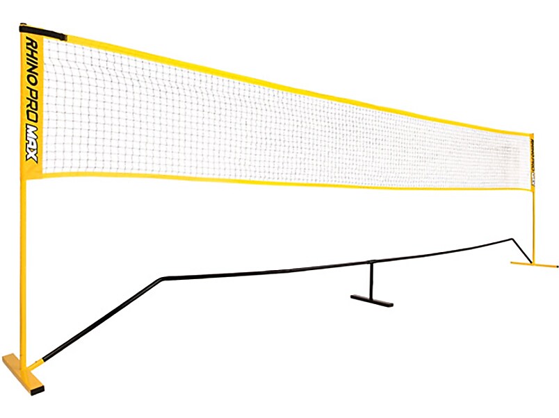 Champion Sports RHINO Port-A-Net System, Yellow/Black (PA18SET)