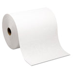 Hardwound Roll Paper Towel, Nonperforated, 1-Ply, 7.87" x 1,000 ft, White, 6 Rolls/Carton