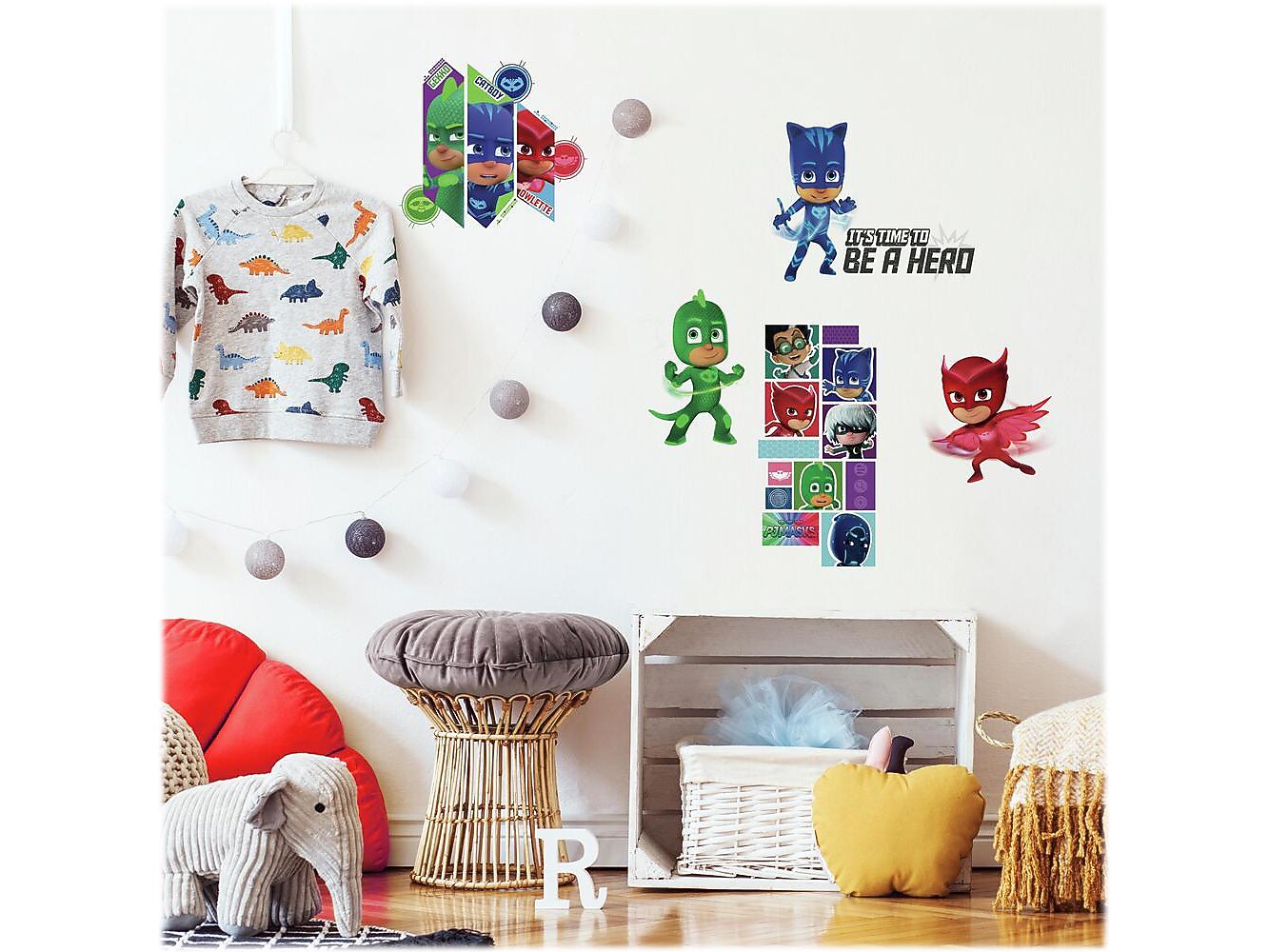 RoomMates PJ Masks Children's Wall Decal Set, Cartoons (RMK3586SCS)