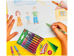 Crayola Twistables Mini Crayons, Assorted Colors, 24/Box, 12 Boxes/Carton (52-9724CT)