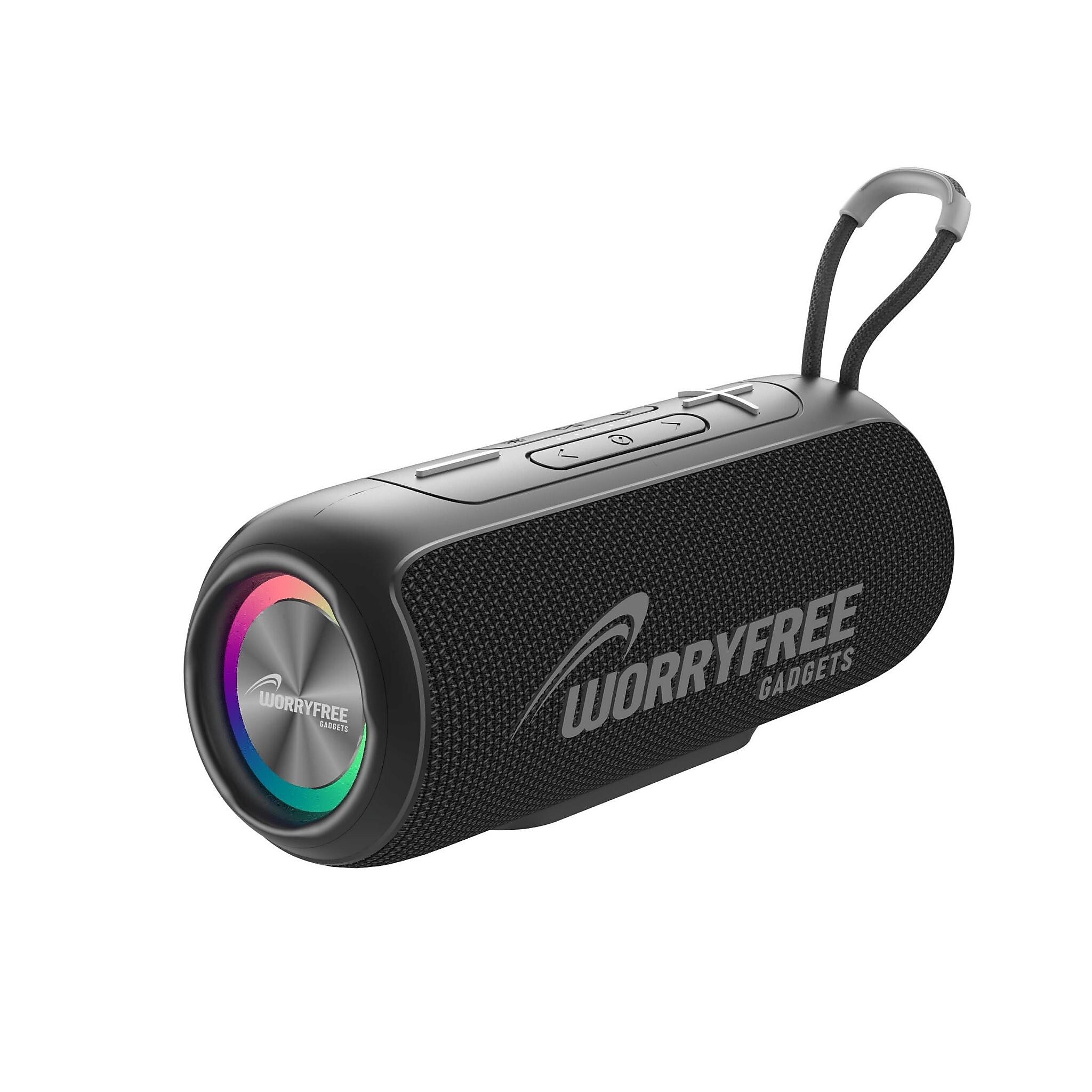 Worryfree Gadgets Party Series Wireless Bluetooth Stereo Speaker, IPX6 Water Resistant, Black (WP26-BLK)