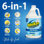 OdoBan Air Freshener & Deodorizer, Fresh Linen Scent, 1 Gallon (911701-G4)