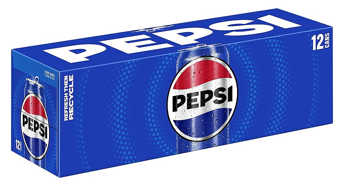 Pepsi Soda, 12 oz., 24 Cans/Carton (83774)