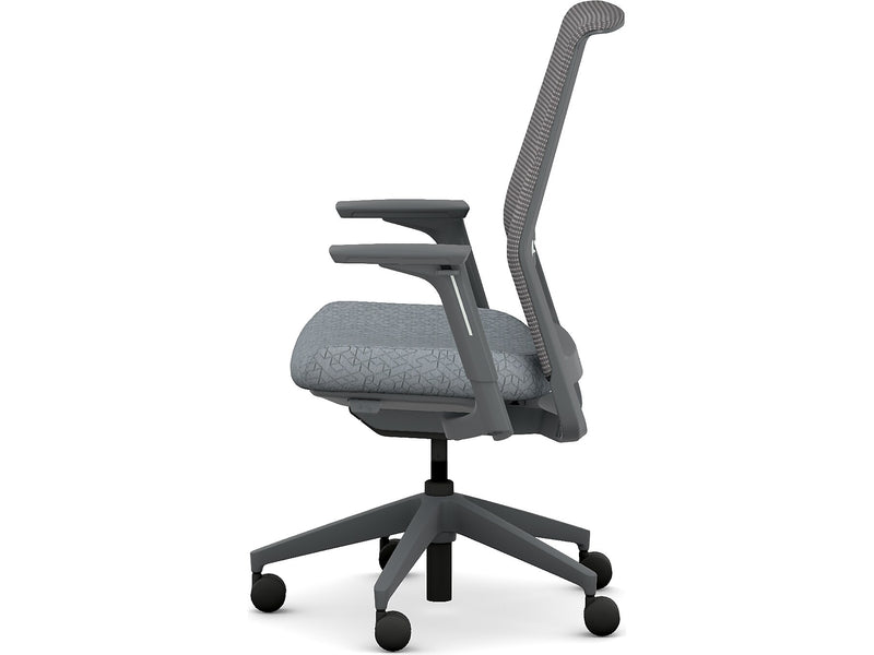 HON Cipher Mesh/Fabric Swivel Task Chair, Basalt/Charcoal (HCFRT.STC.H.S.IC.APX25.TC00.AL.ST.SB.S)