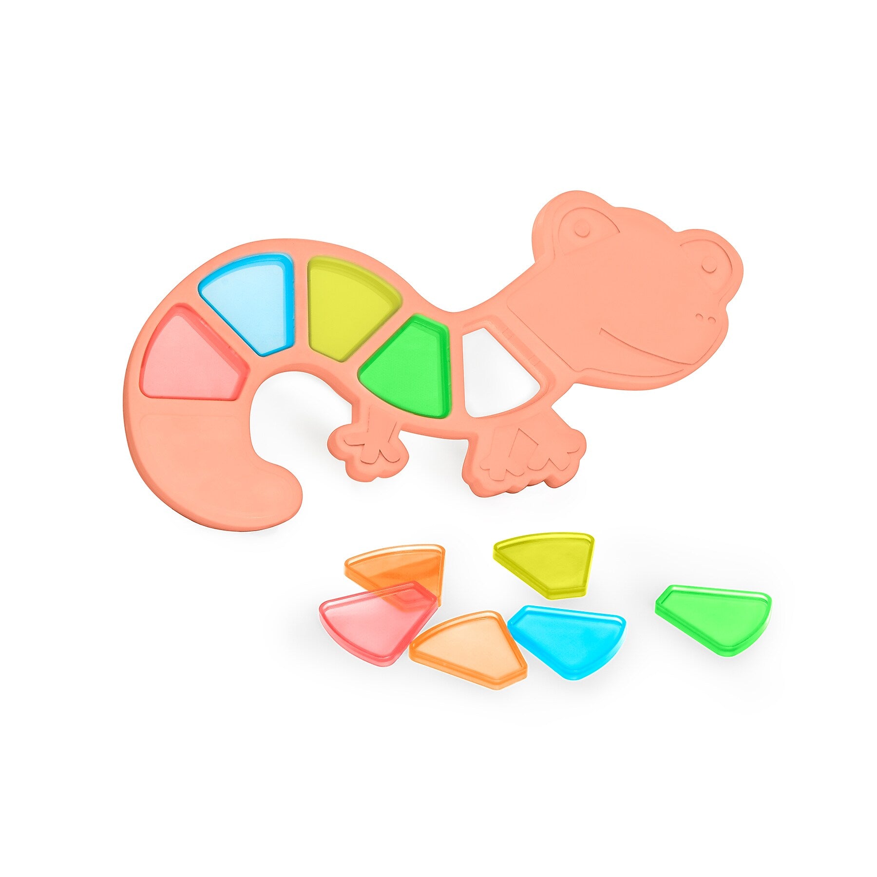 MINILAND Feel to Learn: Translucent Colorful Lizard, Multicolored (MLE97343)