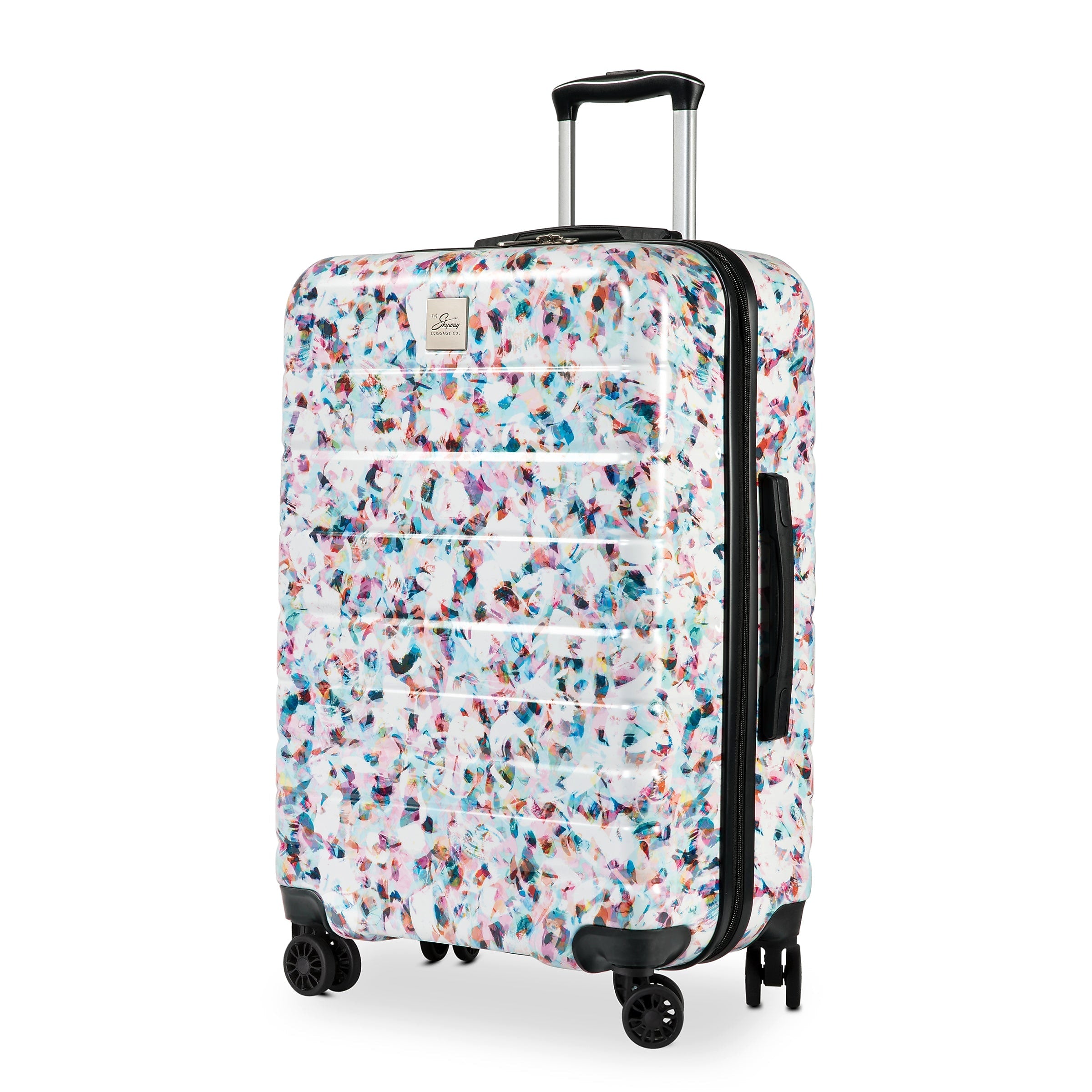 Skyway Luggage Epic 2.0 24" Hardside  Suitcase, 8-Wheeled Spinner, Confetti (780-24"103-4VP)