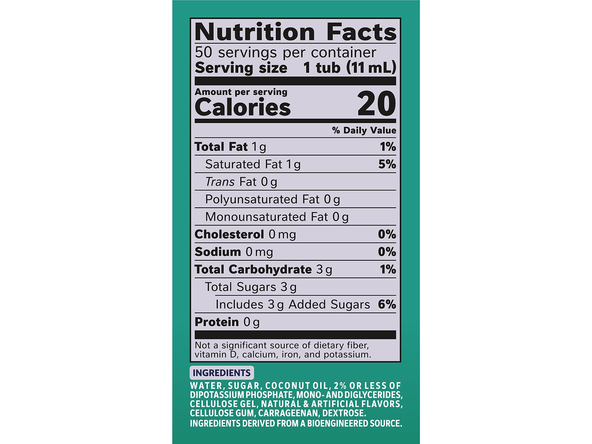 Coffee mate Dirty Soda Coconut Lime Dairy Free Liquid Creamer, 0.38 oz., 50/Box (12601355)
