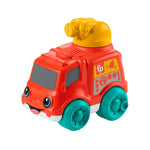 Fisher-Price Chime & Ride Fire Truck Push-Along Toy, 4/Pack (HRP29)