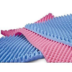 Medline Convoluted Foam Bed Pads, 73"L x 4" H x 32" W, Premium Foam (NON081974U)