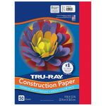 Tru-Ray 9" x 12" Construction Paper, Red, 50 Sheets/Pack, 5 Packs/Bundle (PAC103431-5)