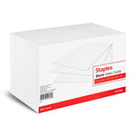 Staples 5" x 8" Index Cards, Blank, White, 500/Pack (TR51005)
