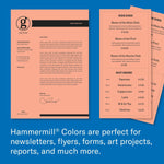 Hammermill 8.5" x 11" Color Copy Paper, 20 lbs., Salmon, 500 Sheets/Pack (103119)