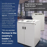 Formax 8732HS Cross-Cut Paper/Optical Media High-Security Office Shredder (FD8732HS)