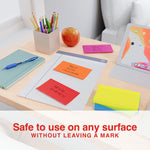 Staples Sticky Notes, 3" x 5", Summer Breeze Collection, Lined, 100 Sheets/Pad, 6 Pads/Pack (ST62870)