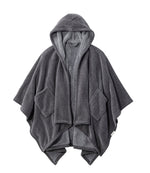 L.L.Bean Cozy Chenille Wearable Throw, Gray (1000248683)