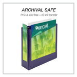 Samsill Earth's Choice 3" 3-Ring View Binders, Purple, 2/Pack (SAMU86808)
