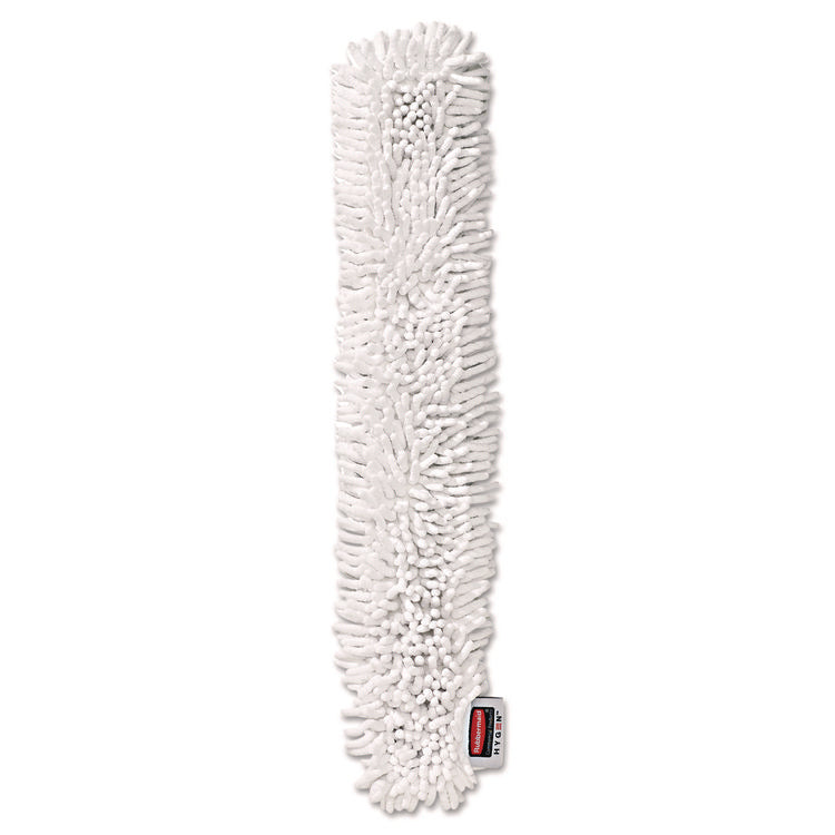 Hygen Quick-Connect Microfiber Dusting Wand Sleeve, White, 6/carton