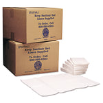 Baby Changing Station Sanitary Bed Liners, 13 X 19, White, 500/carton