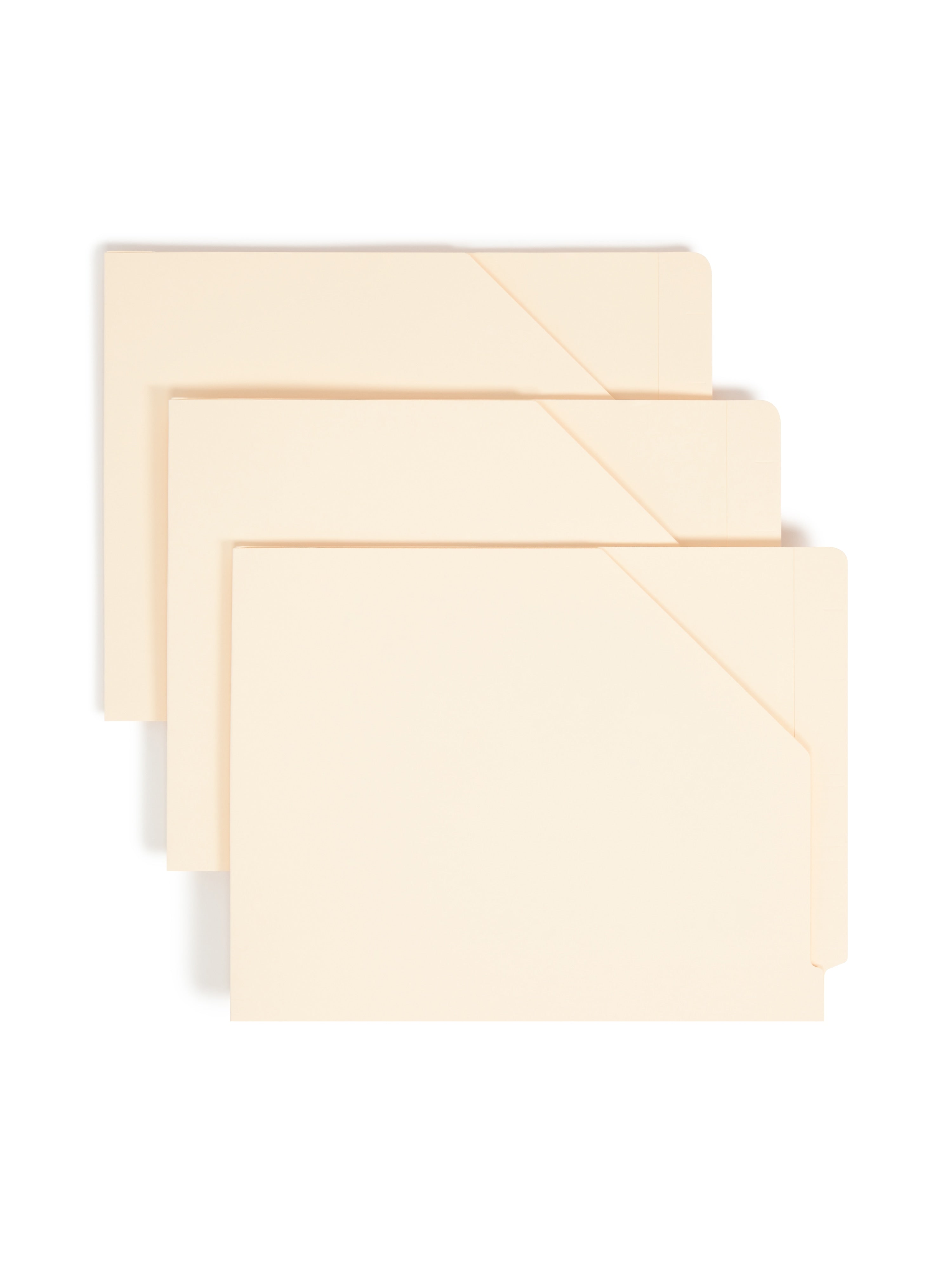 Smead Recycled Heavy Duty Reinforced File Jacket, Letter Size, Manila, 100/Box (75700)