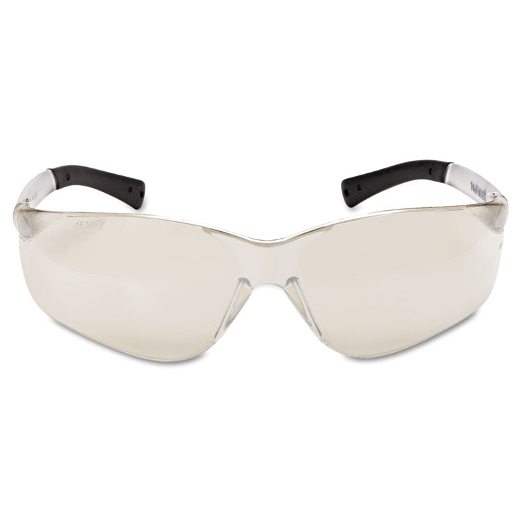 BearKat Safety Glasses, Frost Frame, Clear Mirror Lens, 12/Box