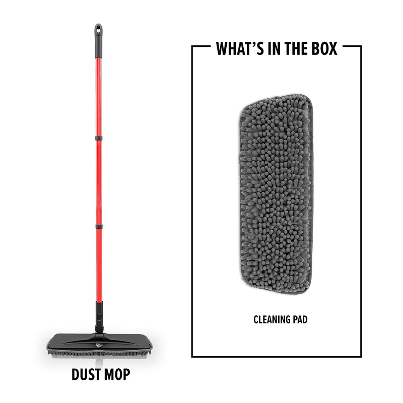 Dirt Devil 51.5" Dust Dust Mop, Red/Black (MD96100)