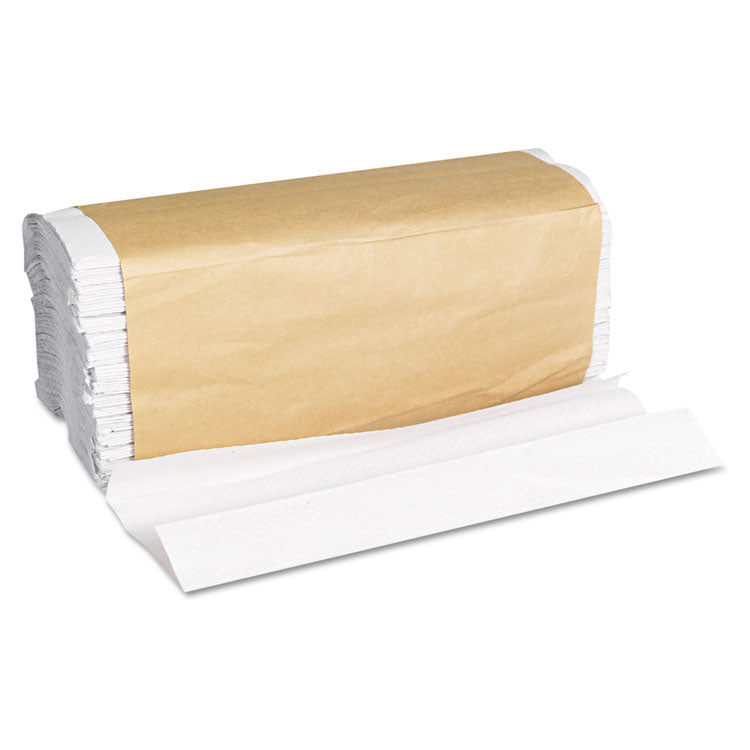 C-Fold Towels, 1-Ply, 11 x 10.13, White, 198/Pack, 12 Packs/Carton