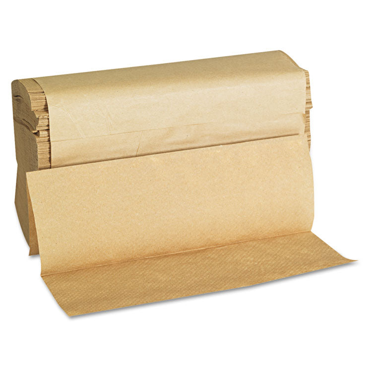 Folded Paper Towels, Multifold, 9 x 9.45, Natural, 250 Towels/Pack, 16 Packs/Carton