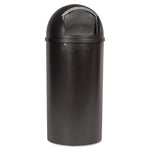 Marshal Classic Container, 25 gal, Plastic, Brown