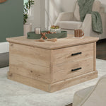 Sauder Aspen Post 32"W x 30"D Coffee Table, Prime Oak (433960)