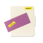Printable Self-Adhesive Removable Color-Coding Labels, 1 X 3, Neon Orange, 5/sheet, 40 Sheets/pack, (5477)