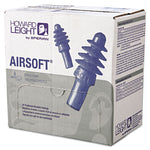 Dpas-30w Airsoft Multiple-Use Earplugs, 27nrr, White Nylon Cord, Be, 100 Pairs