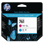 HP 761 (CH646ACT), Cyan/Magenta Printhead, 24/Carton