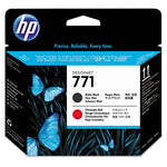 HP 771 (CE017ACT) Chromatic Red/Matte Black Printhead, 24/Carton