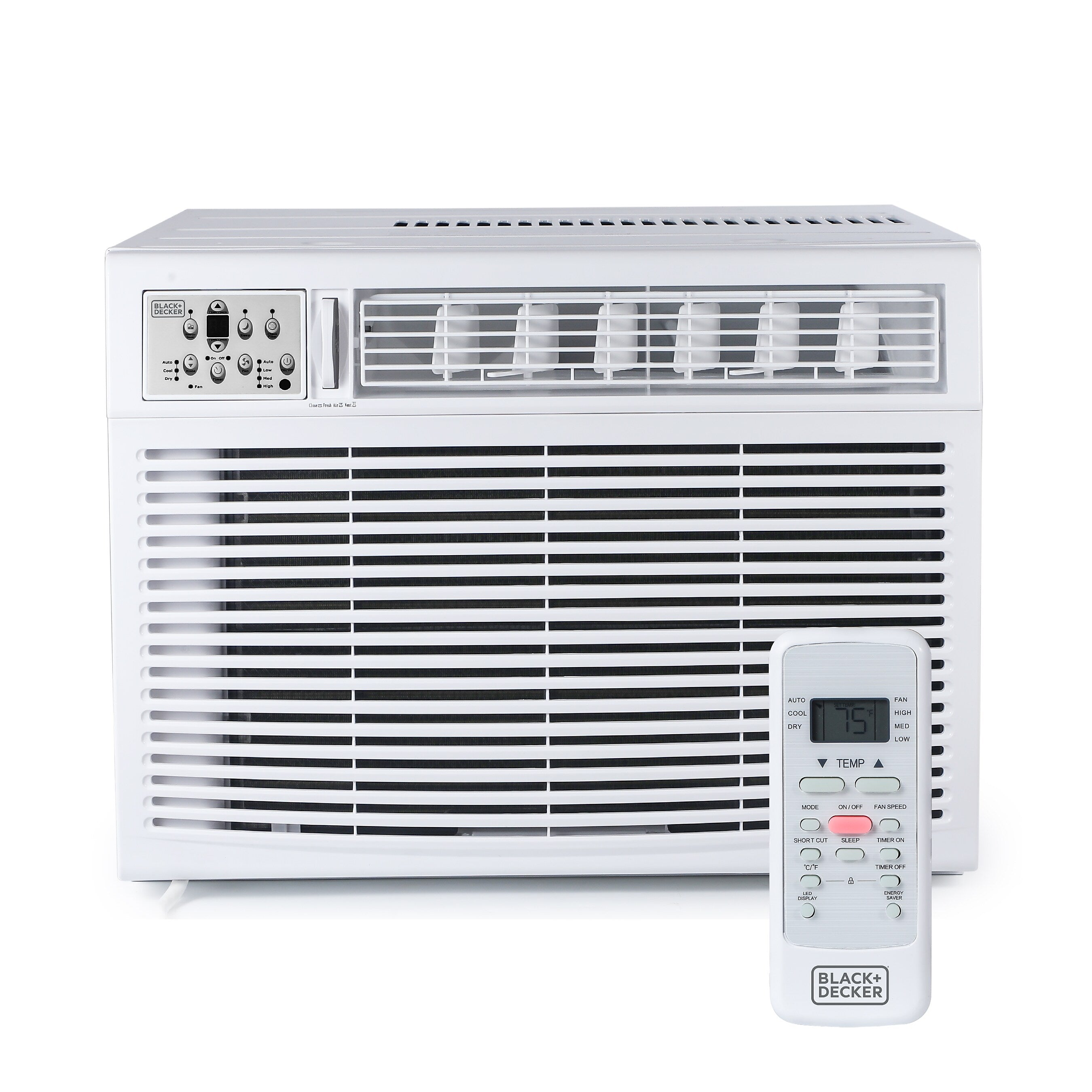 Black & Decker 230-Volt 18,000 (BTU DOE) Window Air Conditioner with Remote, White (BD18WT6)