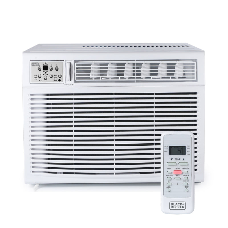 Black & Decker 230-Volt 18,000 (BTU DOE) Window Air Conditioner with Remote, White (BD18WT6)