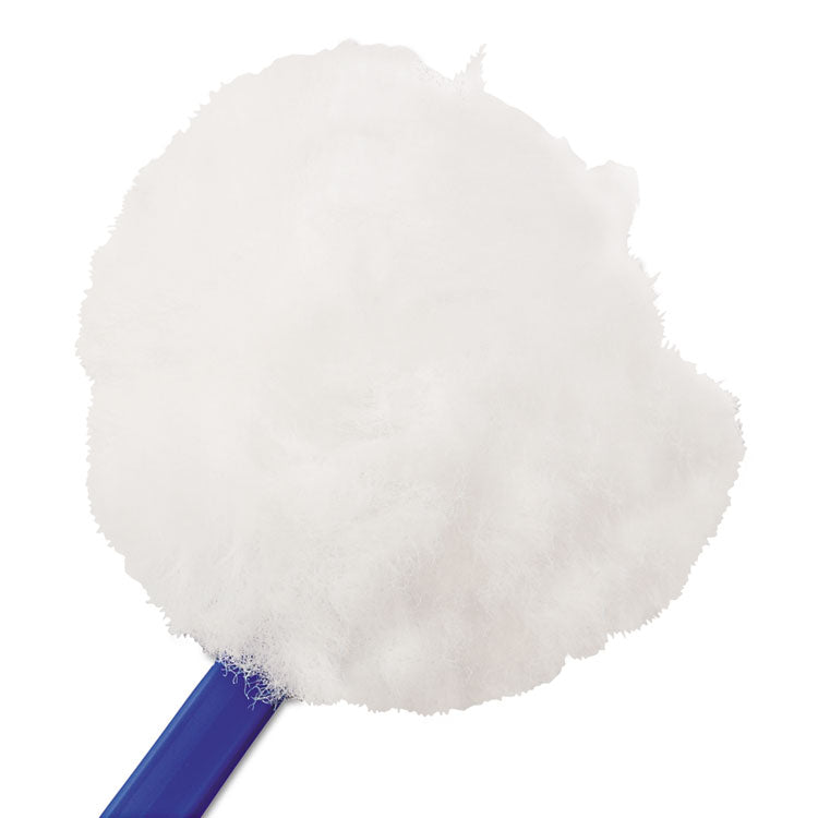Toilet Bowl Mop, 12" Handle, 5.75" Mop Head, Blue