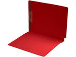 Medical Arts Press Recycled End Tab File Folder, Straight Cut, Letter-Size, Red, 50/Box (S-09242-RED)