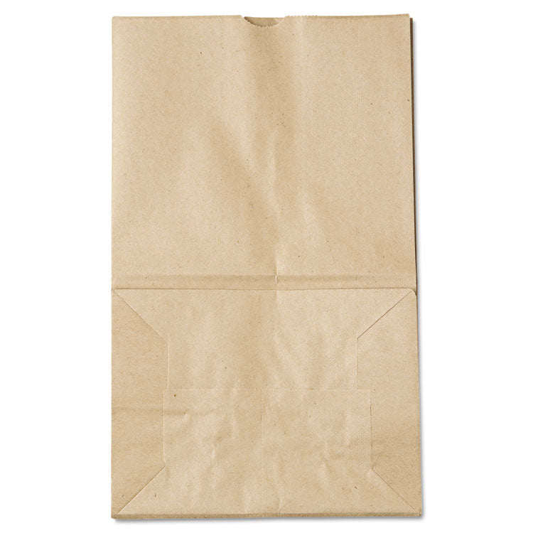 Grocery Paper Bags, 20# Squat Size, 40# Basis Weight, 8.13" x 5.88" x 12.5", Kraft, 500/Bundle