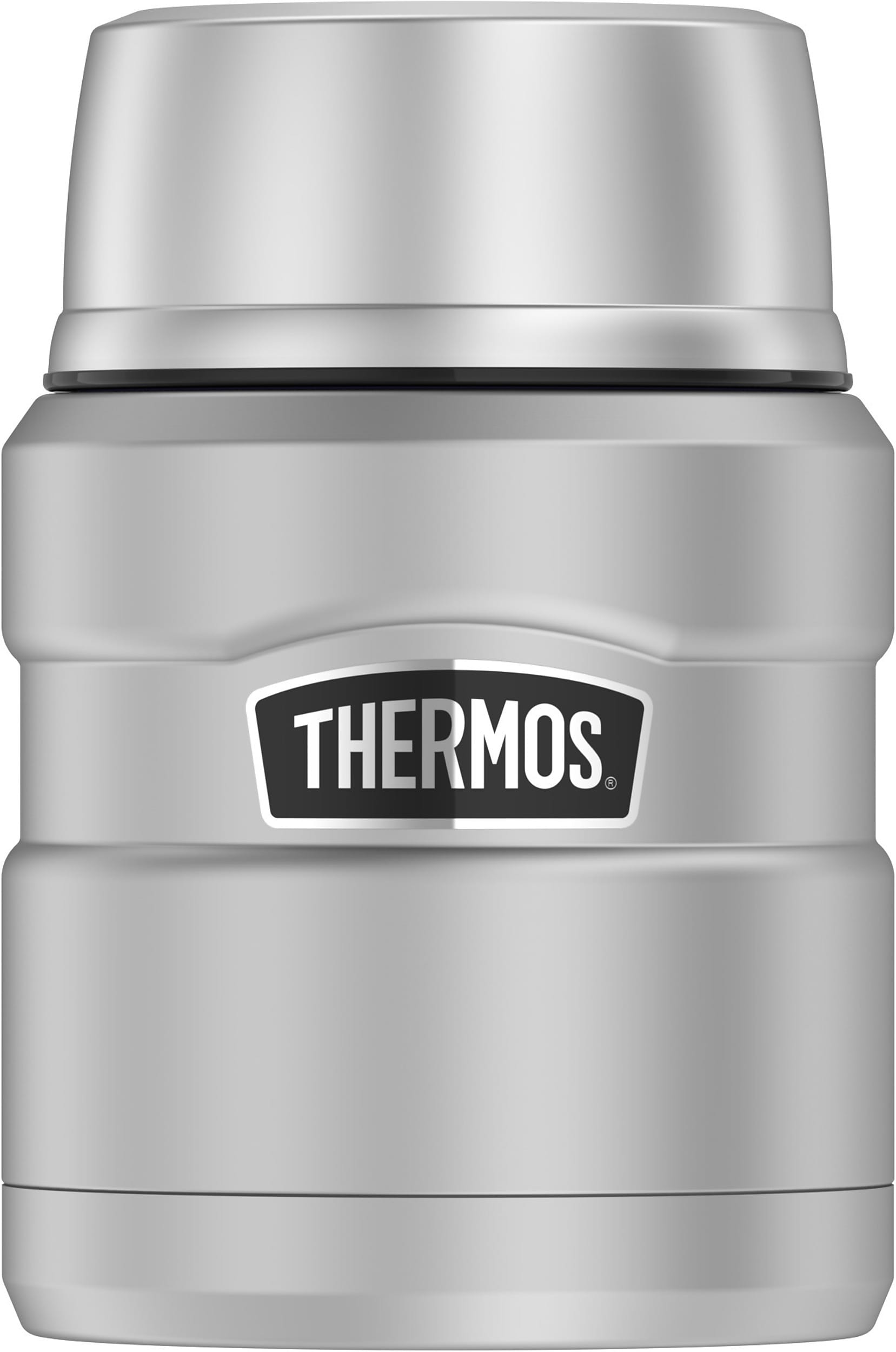 Thermos King Stainless Steel Insulated Food Jar, Stainless, 16 oz. (EASK3000MSTRI4)