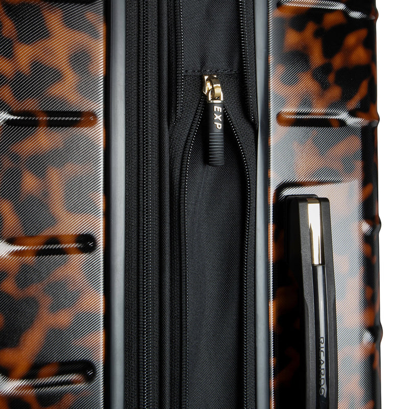 Ricardo Beverly Hills Cambria 24" Hardside  Suitcase, 8-Wheeled Spinner, Tortoise (140-25-973-4VP)
