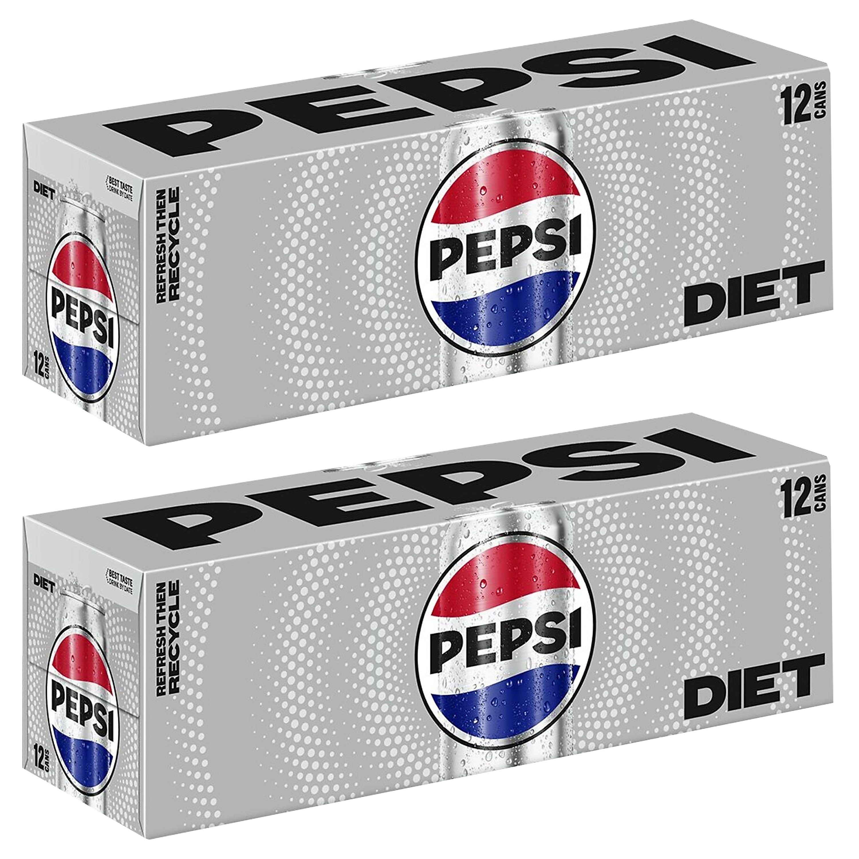 Diet Pepsi Soda, 12 oz., 24 Cans/Carton (83775)